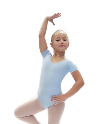 Maillot Básico Ballet Silver Swan Manga Corta - Imagen 2