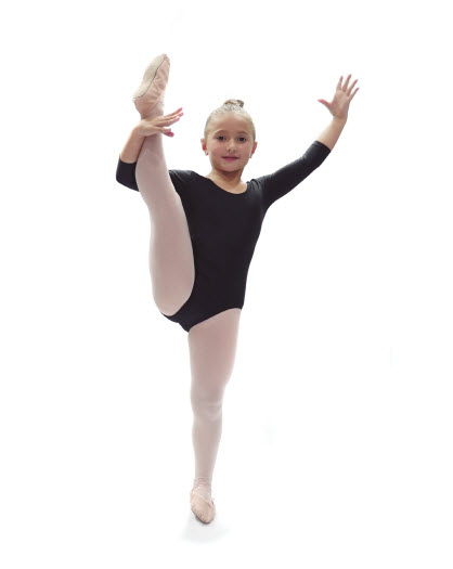 Maillot Básico Ballet Silver Swan Manga 3/4 - Imagen 2