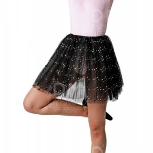 Falda de Ballet Tul Media Lentejuelas