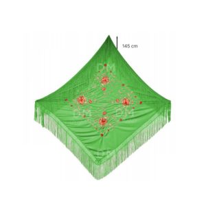 Mantón Flamenco con Flores CHD (145 cm)