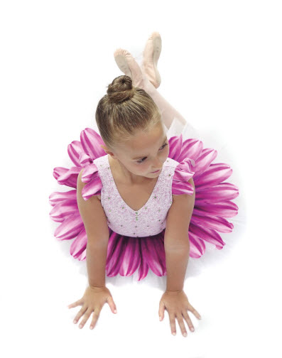 Tutú Entero Silver Swan Flor