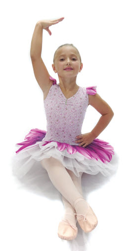 Tutú Entero Silver Swan Flor - Imagen 3