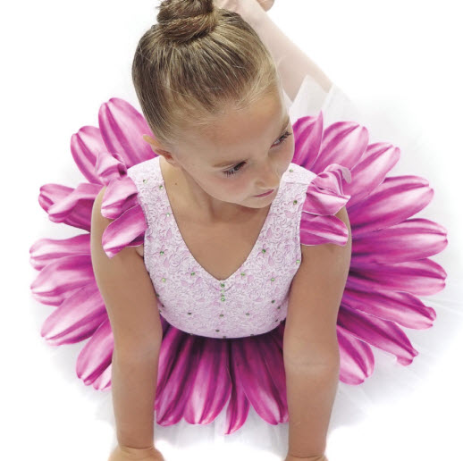 Tutú Entero Silver Swan Flor - Imagen 4