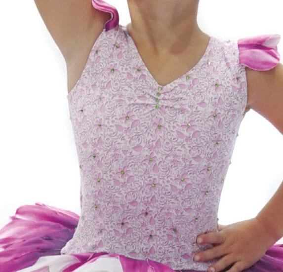 Tutú Entero Silver Swan Flor - Imagen 7