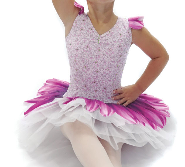 Tutú Entero Silver Swan Flor - Imagen 5