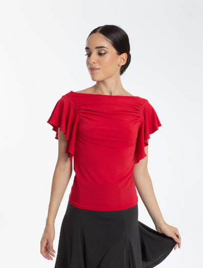 Camiseta Top Baile Salón/Latino Intermezzo JERVOLCAMIL
