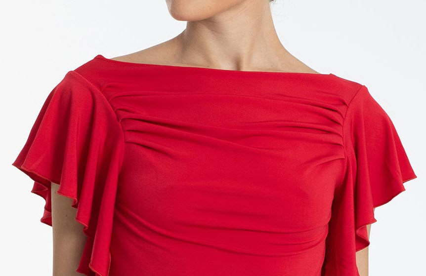 Camiseta Top Baile Salón/Latino Intermezzo JERVOLCAMIL - Imagen 3