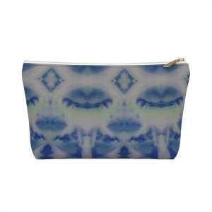 Blue Accessory Pouch w T-bottom