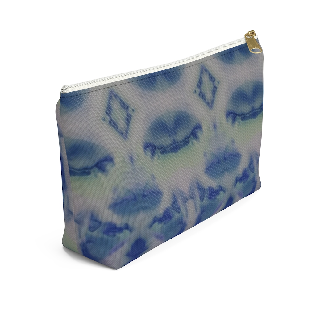 Blue Accessory Pouch w T-bottom - Imagen 4