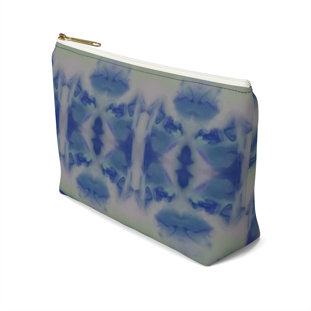 Blue Accessory Pouch w T-bottom - Imagen 5