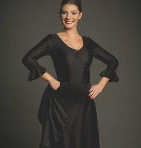 Maillot de Flamenco Manga Volante Davedans