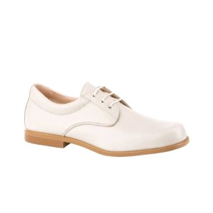 Zapato comuniòn cordones beige Angelitos 1811
