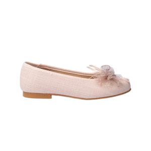 Francesita lino nude flor tul Angelitos 984
