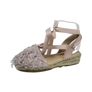 Espardeña Purileta con plumeti