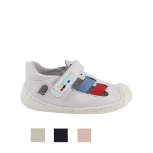 Sandalia respetuosa piel tiras colores unisex Flex 856