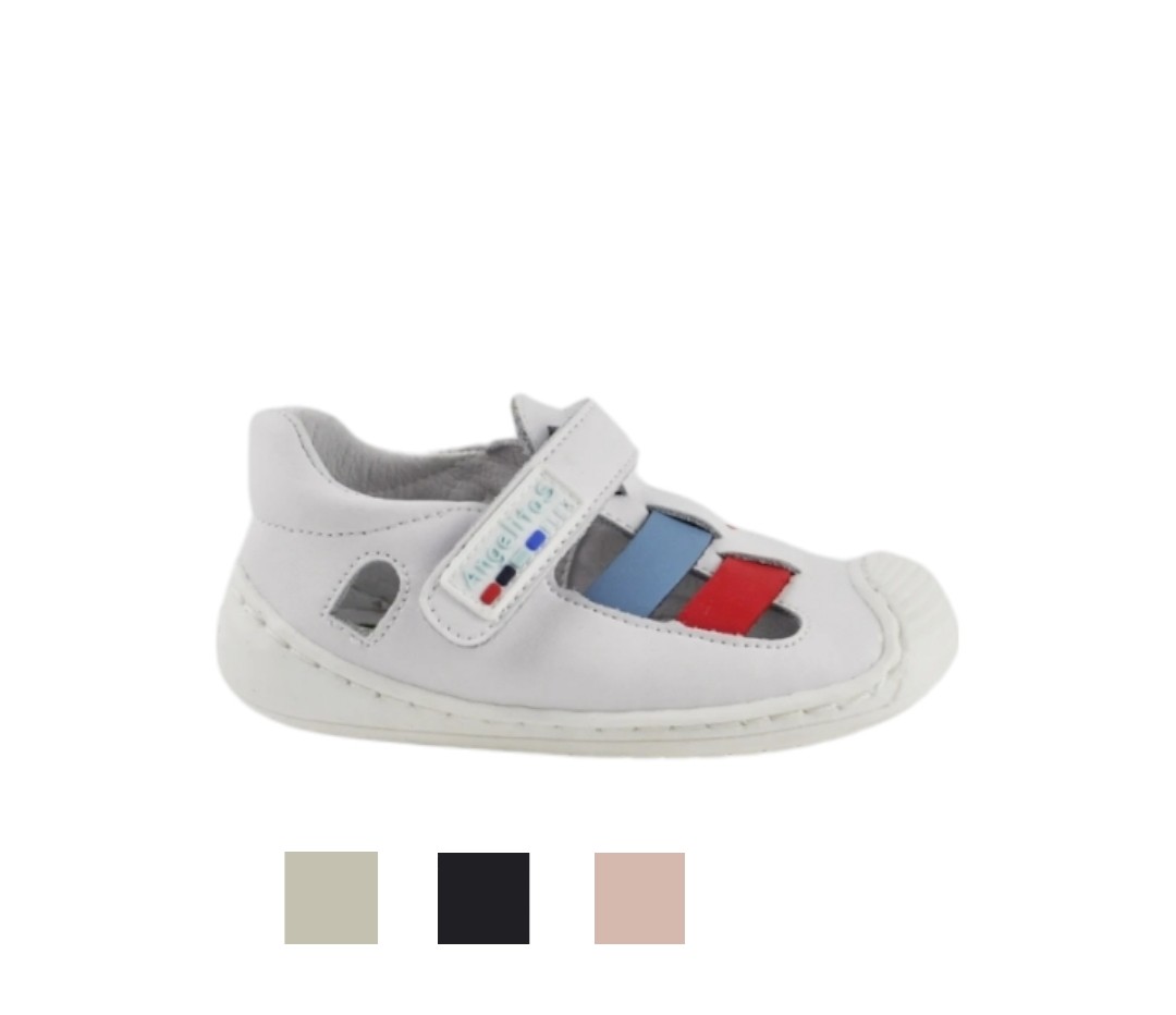 Sandalia respetuosa piel tiras colores unisex Flex 856