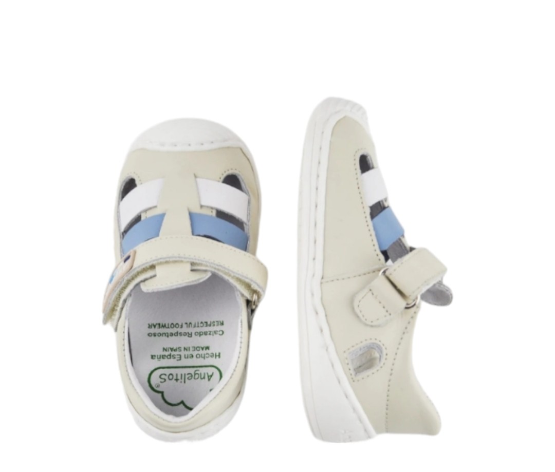 Sandalia respetuosa piel tiras colores unisex Flex 856 - Imagen 8