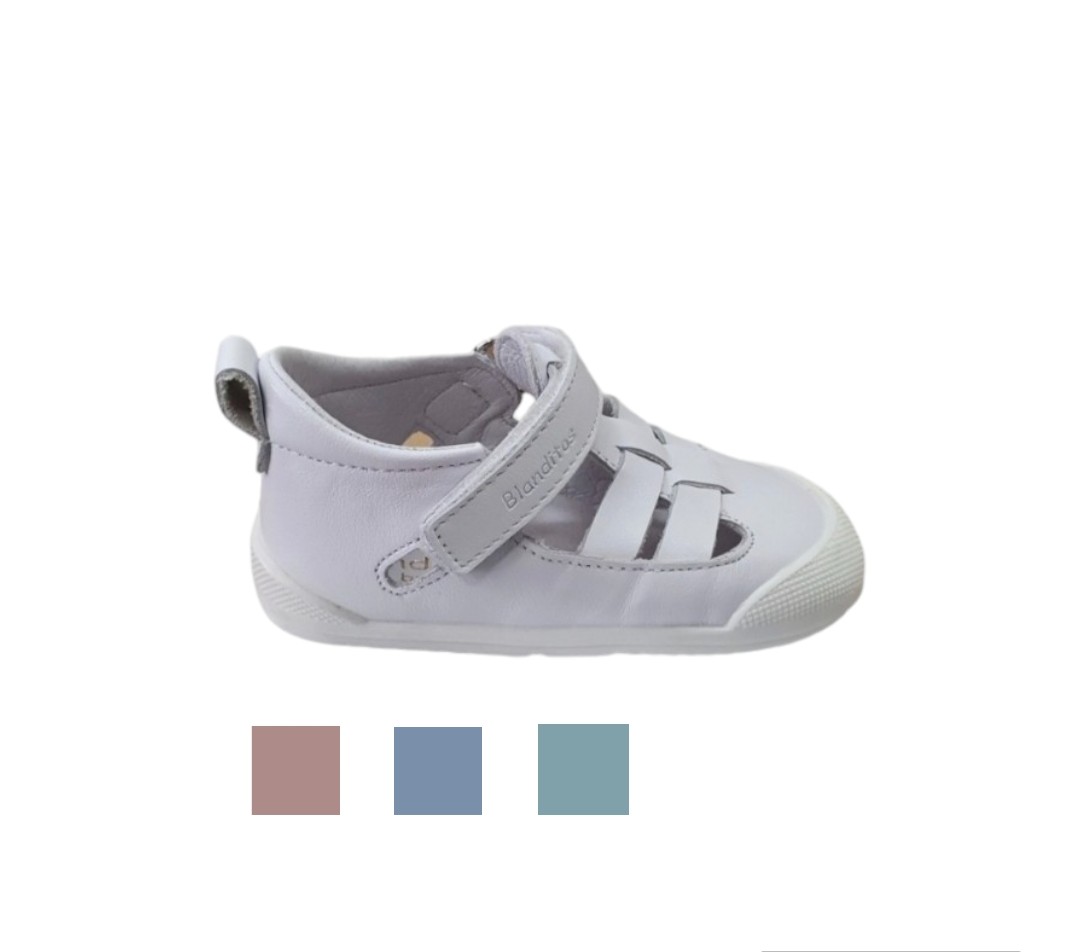Sandalia respetuosa unisex piel Blanditos Mar