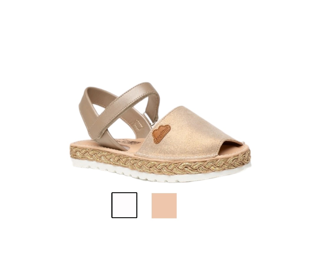 Menorquina velcro ante puntini Angelitos 222″gel-memory foam “ - Imagen 2