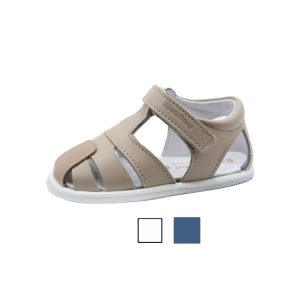 Sandalia respetuosa piel Isla Blanditos by Crio ´s