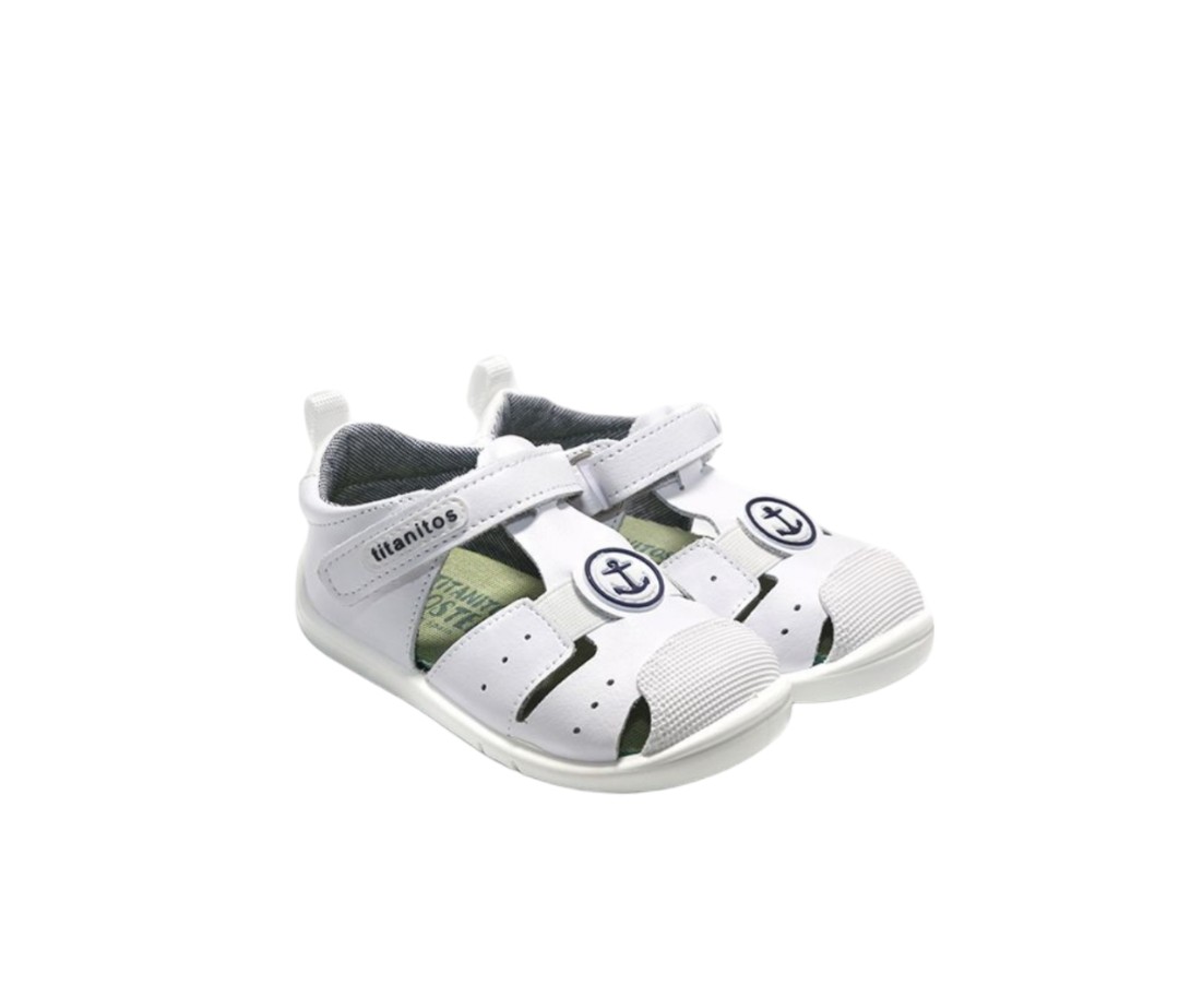 Sandalia respetuosa piel lavable Titanitos bioelastic Izan - Imagen 7