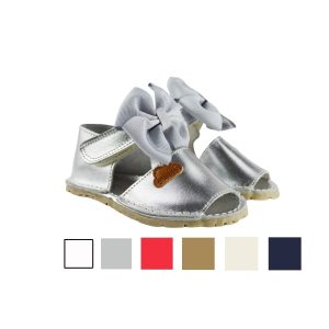 Menorquina talón cerrado y lazo velcro calzado respetuoso Angelitos 198