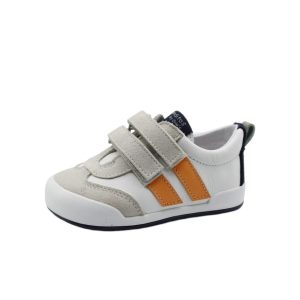 Deportivo sneakers respetuoso piel Blanditos Milán orange