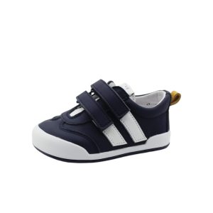 Deportivo sneakers respetuoso piel Blanditos Milán navy