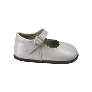 Merceditas respetuosa beige corazón Condiz