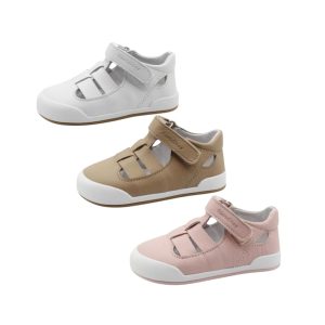 Sandalia respetuosa piel Océano Blanditos