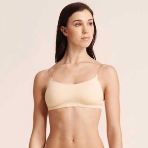 Sujetador ortopédico sin costuras transparente Capezio