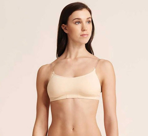 Sujetador ortopédico sin costuras transparente Capezio