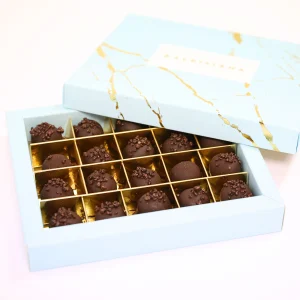 - Caja de Trufitas de chocolate negro 20 ud. -