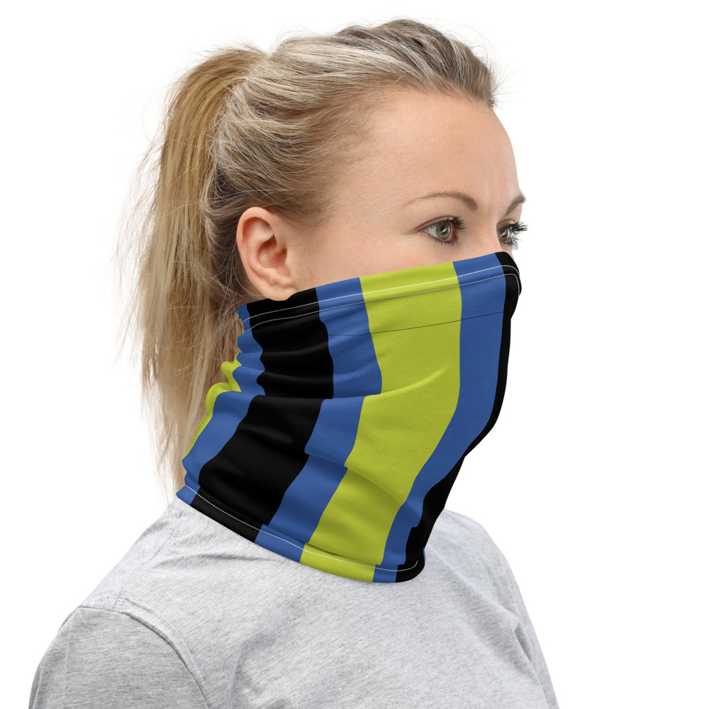 Blue Color Block Neck - Imagen 3